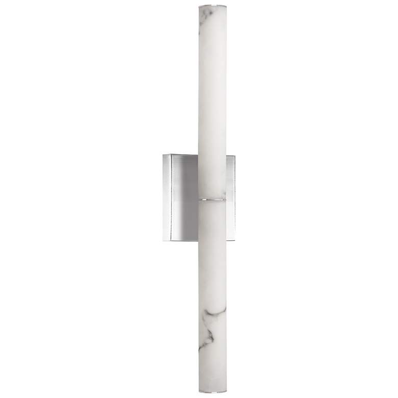 Image 1 Reuben 24" High Polished Chrome LED Wall Sconce