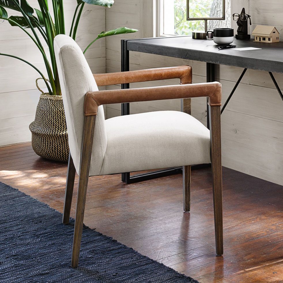 Reuben Harbor Natural and Oak Dining Chair