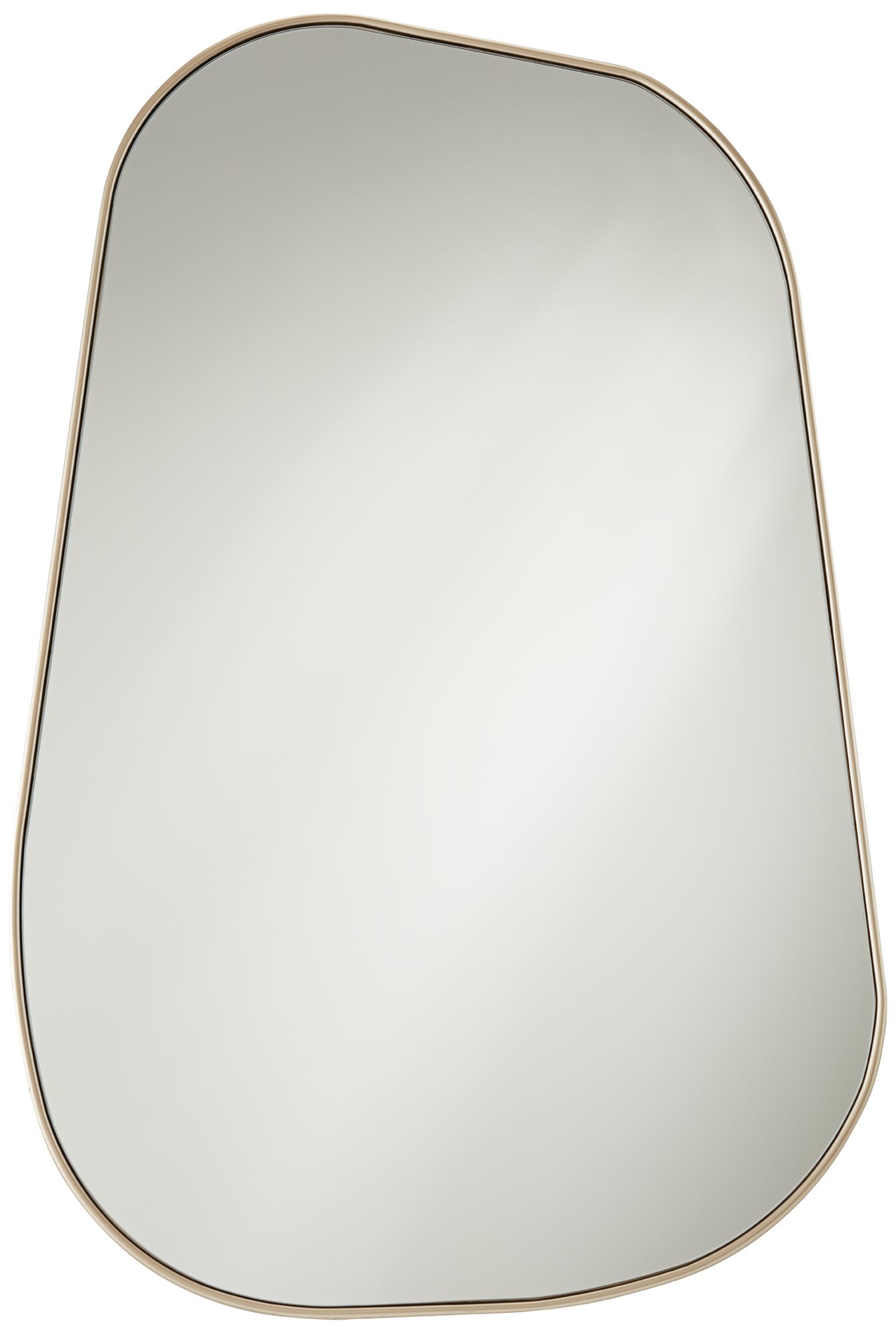Reuleaux Champagne Gold 26" x 40" Rectangular Wall Mirror 89D76