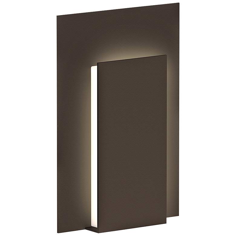 Image 2 Reveal 11 3/4" High Textured Bronze LED Outdoor Wall Light more views
