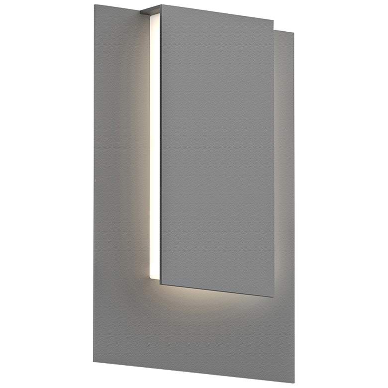 Image 1 Reveal 11 3/4 inch High Textured Gray LED Outdoor Wall Light