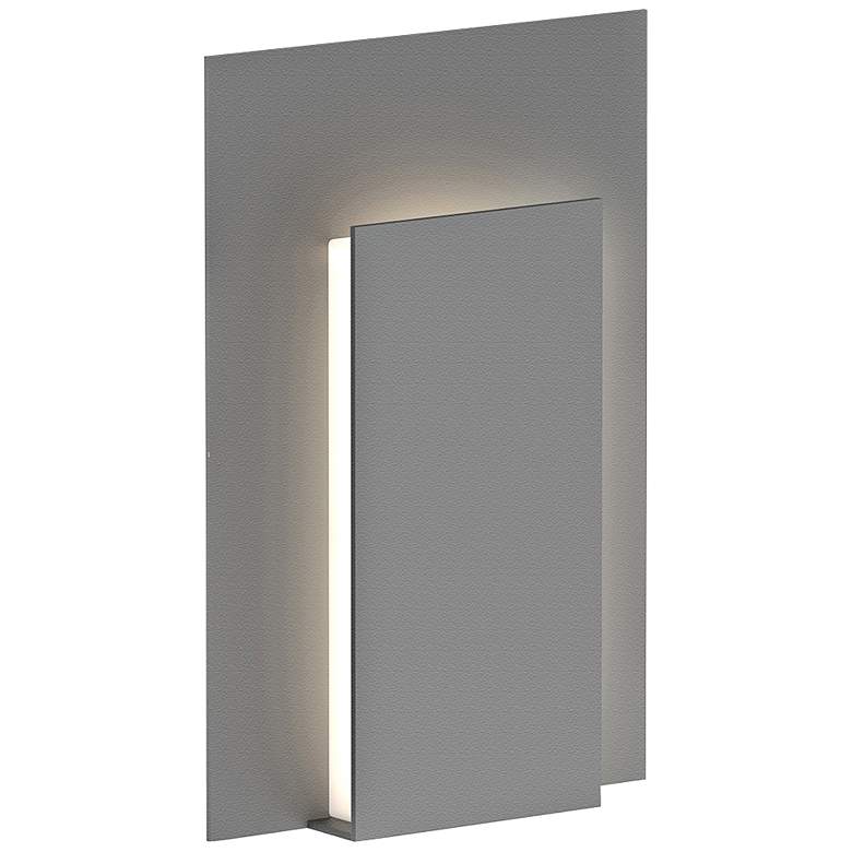 Image 2 Reveal 11 3/4" High Textured Gray LED Outdoor Wall Light more views