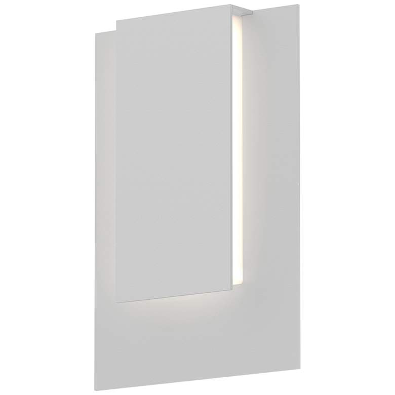 Image 1 Reveal 11 3/4" High Textured White LED Outdoor Wall Light