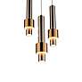 5_Reveal 11"W Satin Nickel and Brass LED Multi-Light Pendant more views
