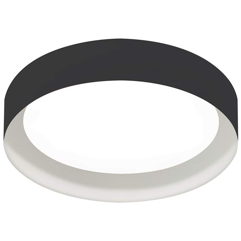 Image 1 Reveal 12" LED Flush Mount - Black/White