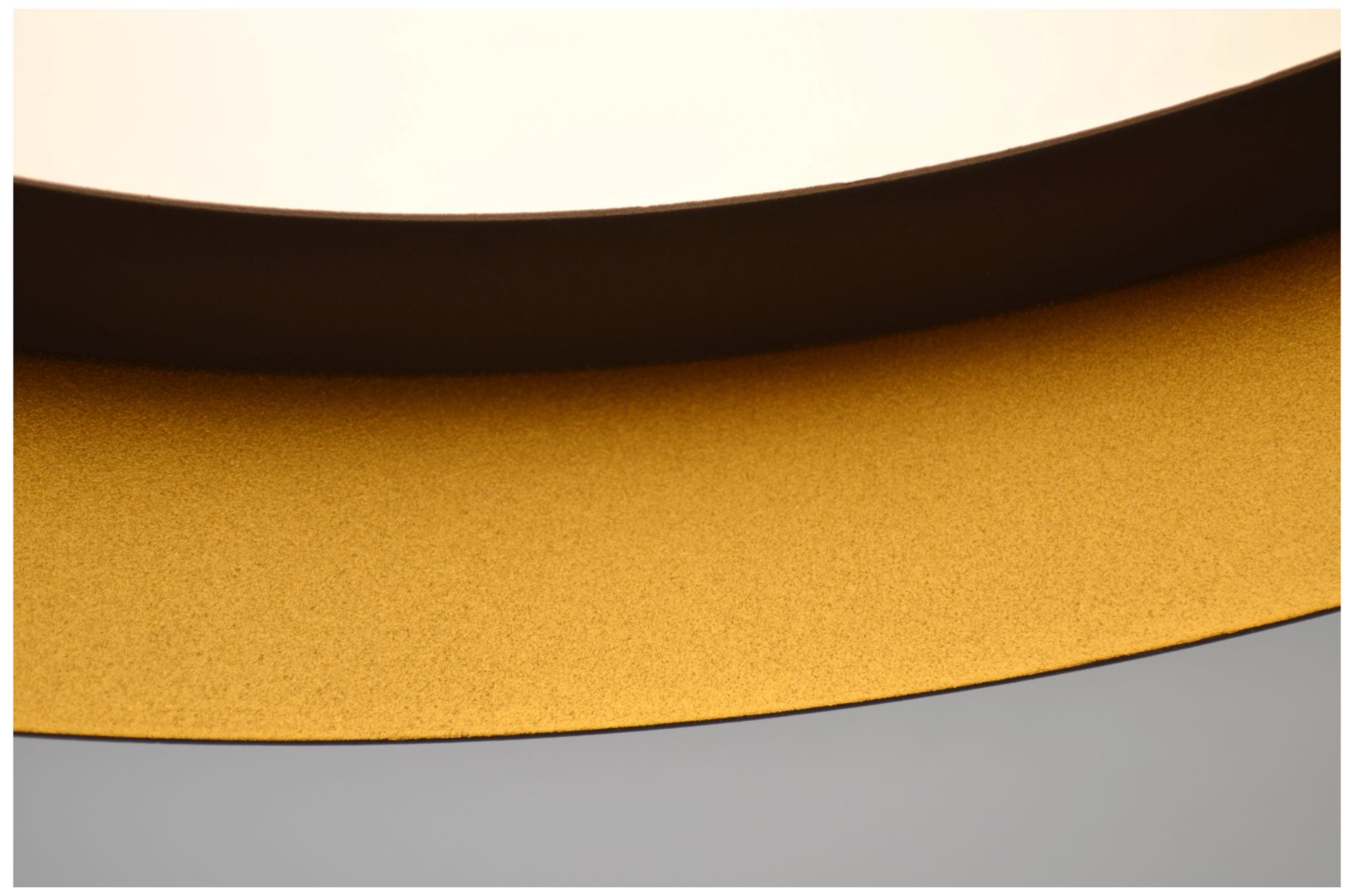 Image 3 Reveal 12" Wide Black, Gold, White LED Flush Mount more views