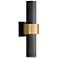 Reveal Large LED Outdoor Wall Sconce Black / Gold