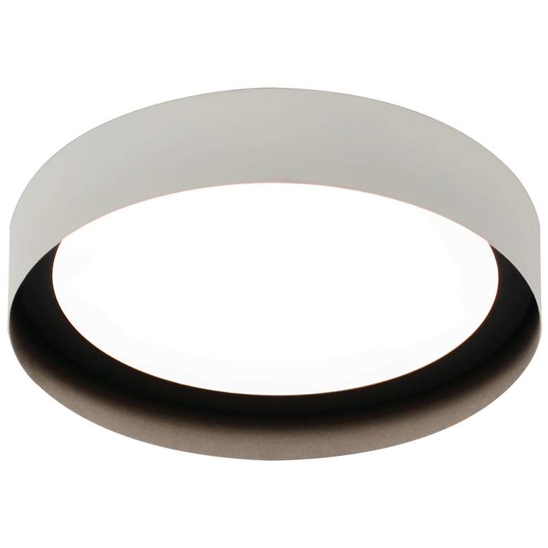 Image 1 Reveal LED Flush Mount - 16 inch - White/Black