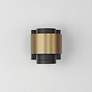 2_Reveal Outdoor 5 1/4"H Black and Gold LED Outdoor Wall Light more views