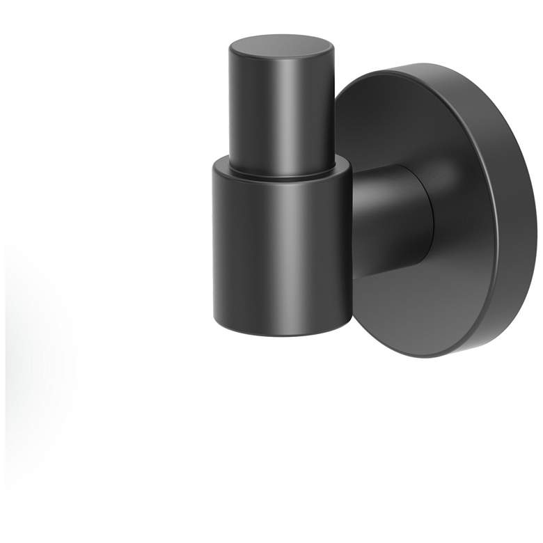 Image 1 Reveal Robe Hook, Matte Black