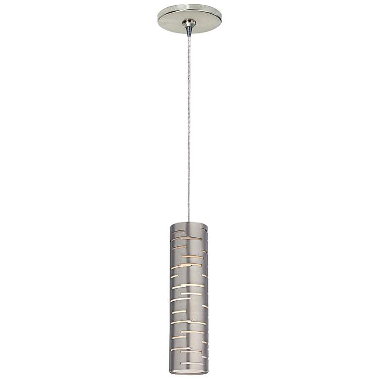 Image 1 Revel 2 1/2" Wide Satin Nickel Freejack Mini Pendant Light