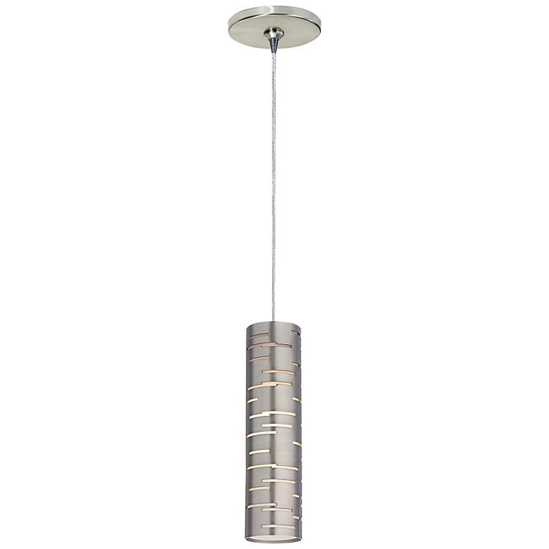 Image 1 Revel 2 1/2 inch Wide Satin Nickel Freejack Mini Pendant Light