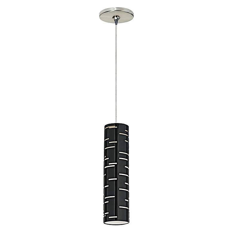 Image 1 Revel 2 3/4" Wide Gloss Black Freejack Mini Pendant Light