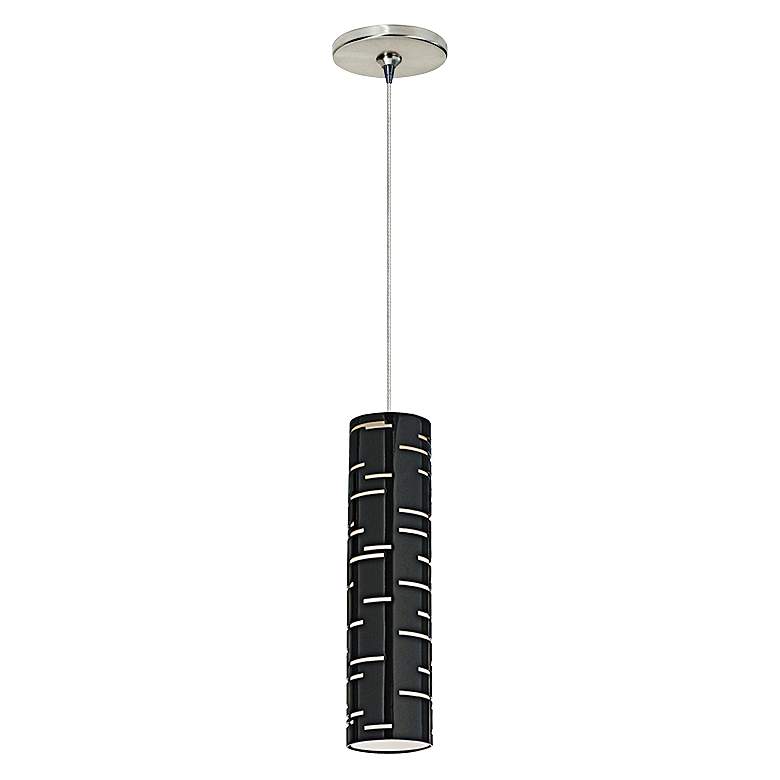 Image 1 Revel 2 3/4 inch Wide Gloss Black Freejack Mini Pendant Light