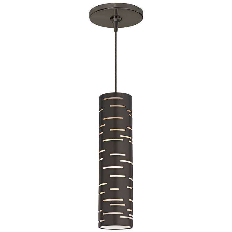 Image 1 Revel 2 3/4"W Antique Bronze LED Freejack Mini Pendant
