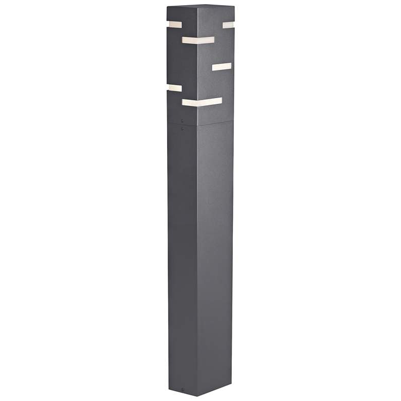 Image 1 Revel 42 inch High Charcoal LED Landscape Bollard Light