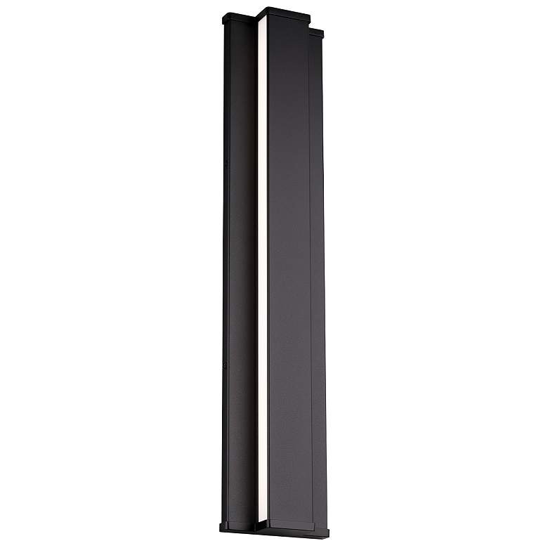 Image 1 Revels 24 inchH x 5 inchW 2-Light Outdoor Wall Light in Black