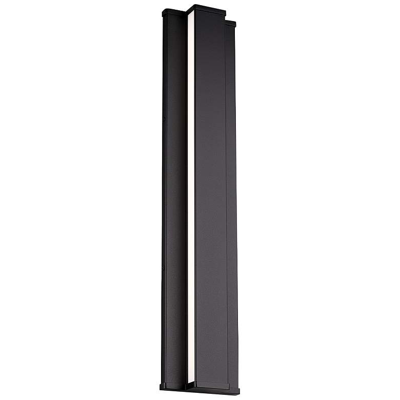Image 2 Revels 24 inchH x 5 inchW 2-Light Outdoor Wall Light in Black