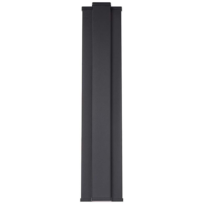 Image 4 Revels 24 inchH x 5 inchW 2-Light Outdoor Wall Light in Black more views