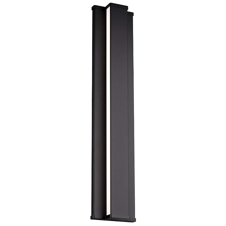 Image 2 Revels 24"H x 5"W 2-Light Outdoor Wall Light in Black