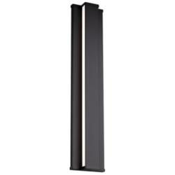 Revels 24&quot;H x 5&quot;W 2-Light Outdoor Wall Light in Black