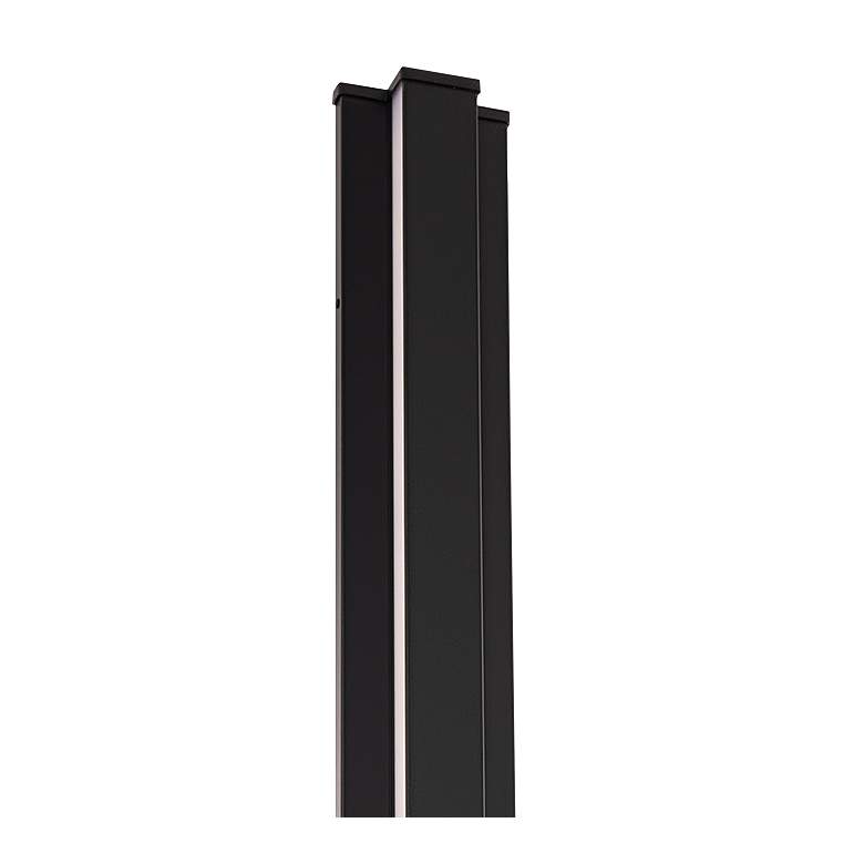 Image 2 Revels 48 inchH x 5 inchW 2-Light Outdoor Wall Light in Black more views