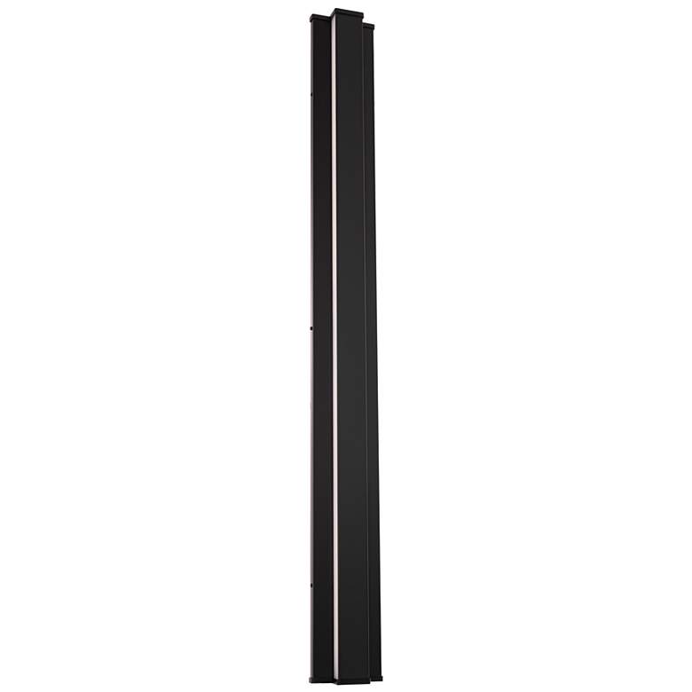 Image 2 Revels 48"H x 5"W 2-Light Outdoor Wall Light in Black