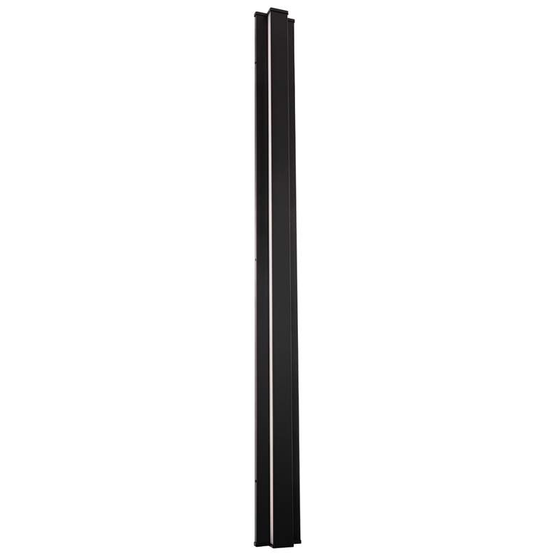 Image 1 Revels 60 inchH x 5 inchW 2-Light Outdoor Wall Light in Black