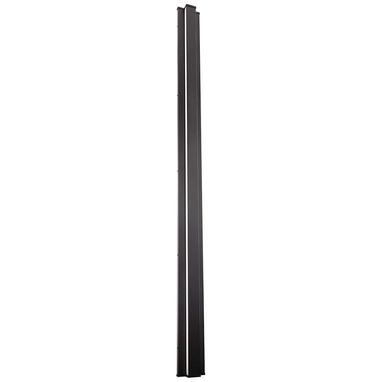Image 1 Revels 72 inchH x 5 inchW 2-Light Outdoor Wall Light in Black