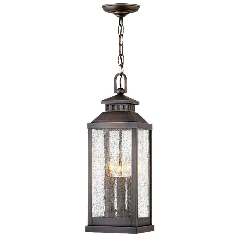 Image 1 Revere 20 1/2" High Solid Brass Outdoor Hanging Light