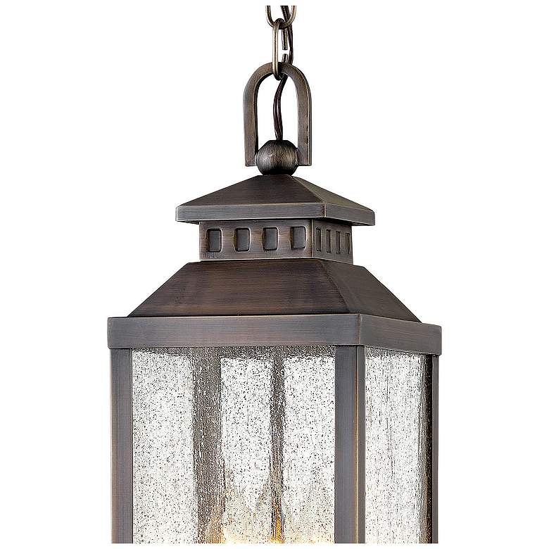 Image 3 Revere 20 1/2" High Solid Brass Outdoor Hanging Light more views