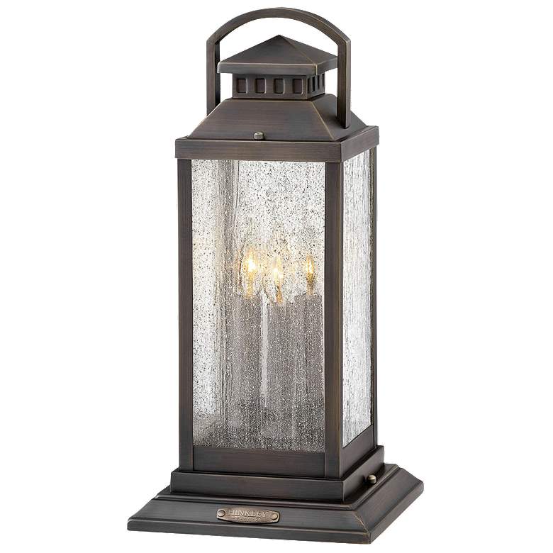 Image 1 Revere 20 1/4" High Solid Brass Outdoor Post Light