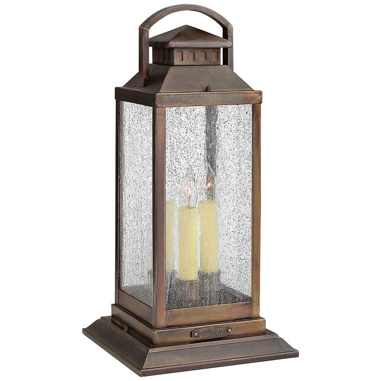 Image 1 Revere 20 1/4"H Sienna 3-Light LED Outdoor Pier Mount Light