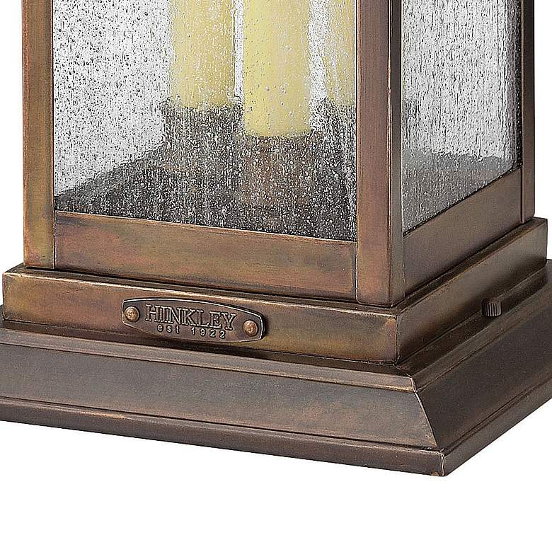 Image 4 Revere 20 1/4"H Sienna 3-Light LED Outdoor Pier Mount Light more views