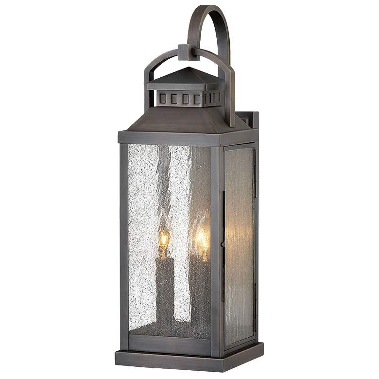 Image 1 Revere 21 3/4" High Solid Brass Outdoor Wall Light
