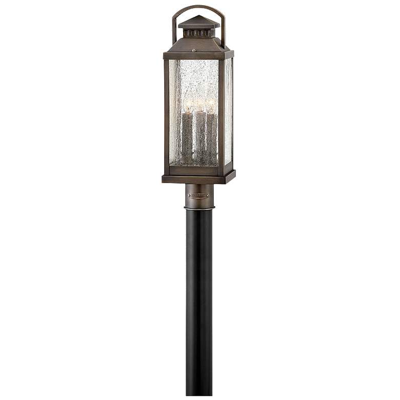 Image 1 Revere 22 1/4" High Solid Brass Outdoor Post Light