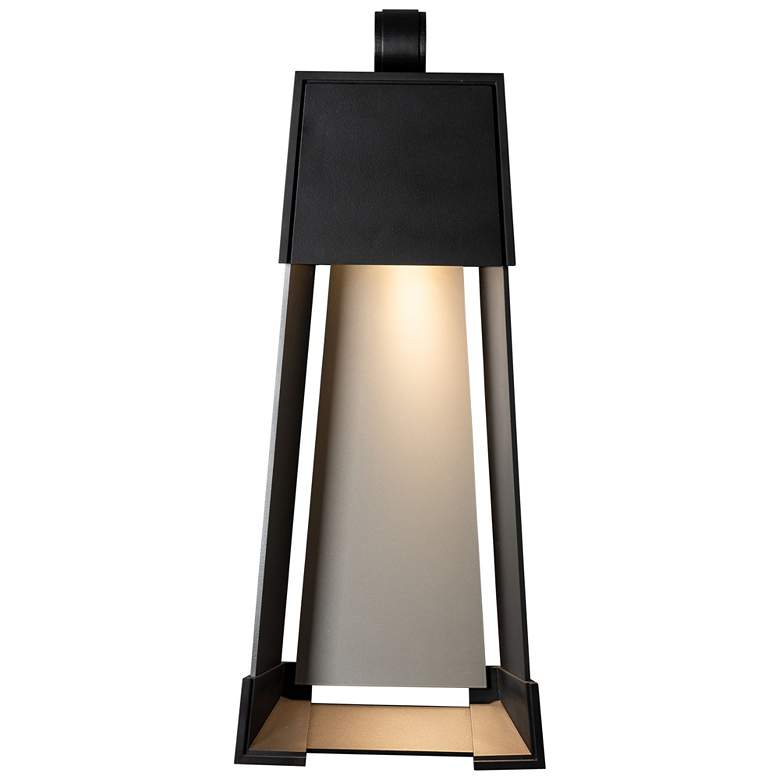 Image 1 Revere 25.1"H Burnished Steel Accented Coastal Black 75W Outdoor Sconc