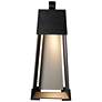Revere 25.1"H Burnished Steel Accented Coastal Black 75W Outdoor Sconc