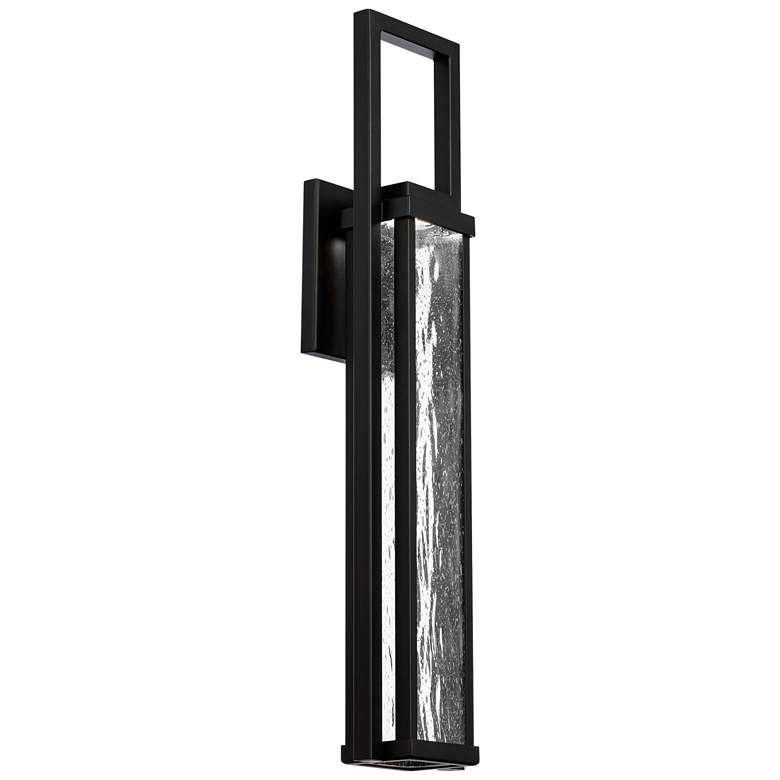 Image 1 Revere 25 inchH x 5 inchW 1-Light Outdoor Wall Light in Black