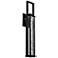 Revere 25"H x 5"W 1-Light Outdoor Wall Light in Black