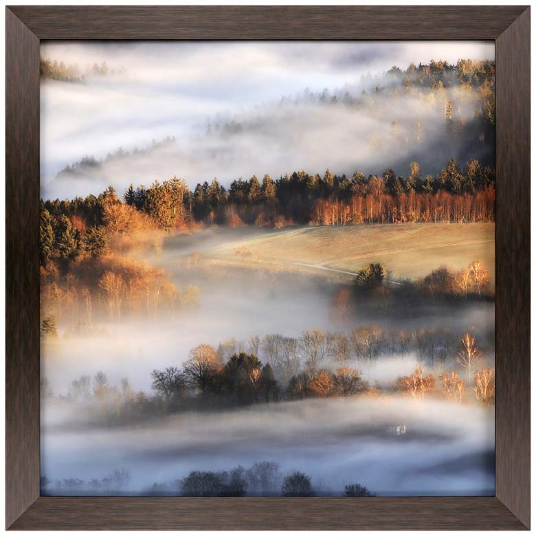 Image 3 Reverie at Dawn 41 inch Square Giclee Framed Wall Art