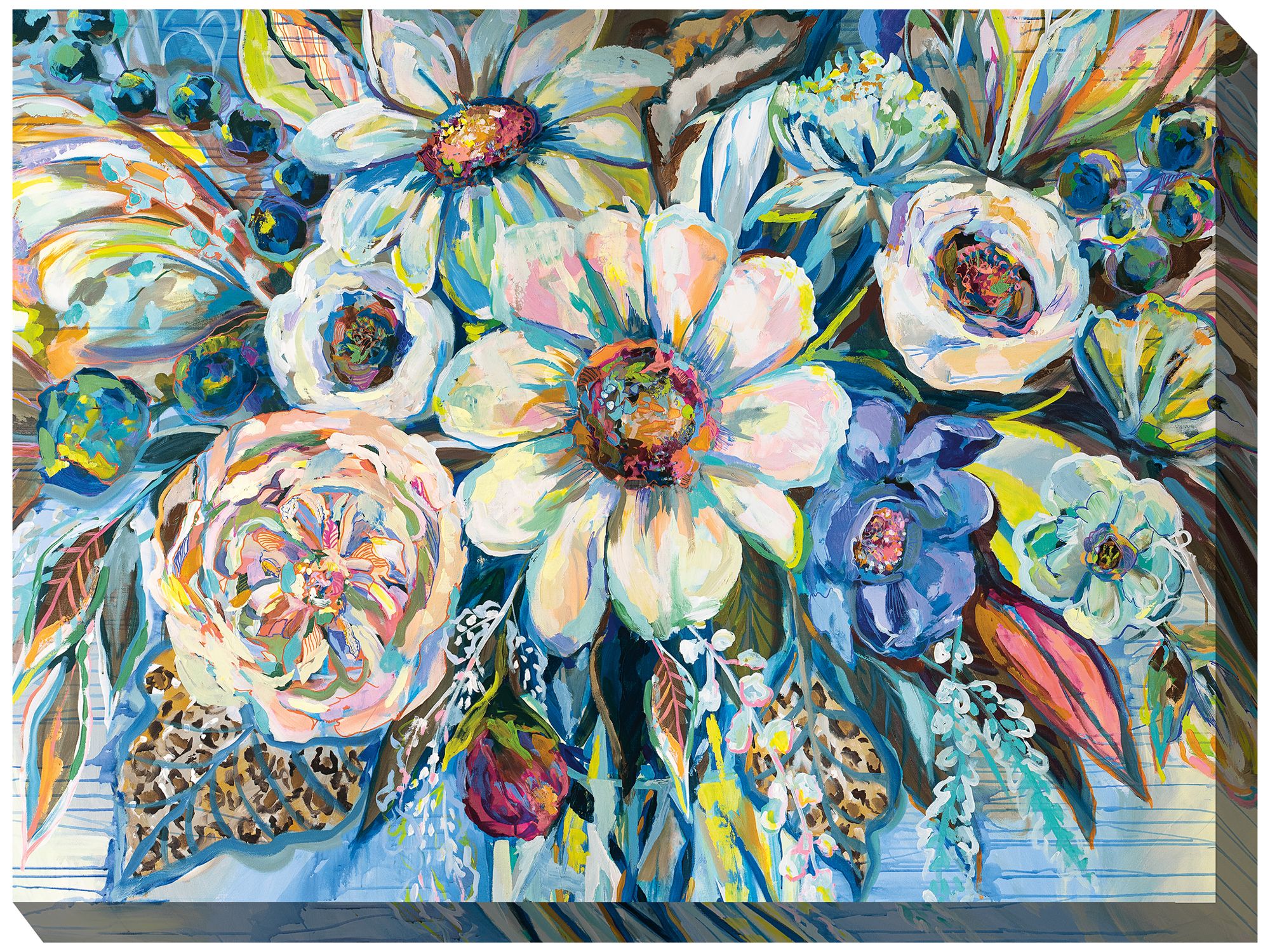 Image 2 Revival 40" Wide Rectangular Outdoor Canvas Wall Art