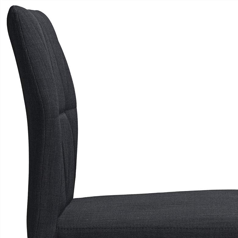 Image 2 Revolution Black Fabric Dining Chairs Set of 2 more views