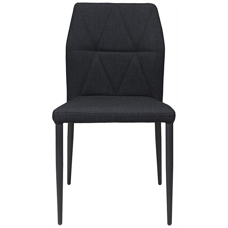Image 3 Revolution Black Fabric Dining Chairs Set of 2 more views