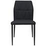 Revolution Black Fabric Dining Chairs Set of 2