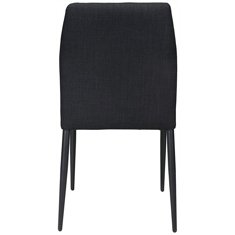 Image 4 Revolution Black Fabric Dining Chairs Set of 2 more views