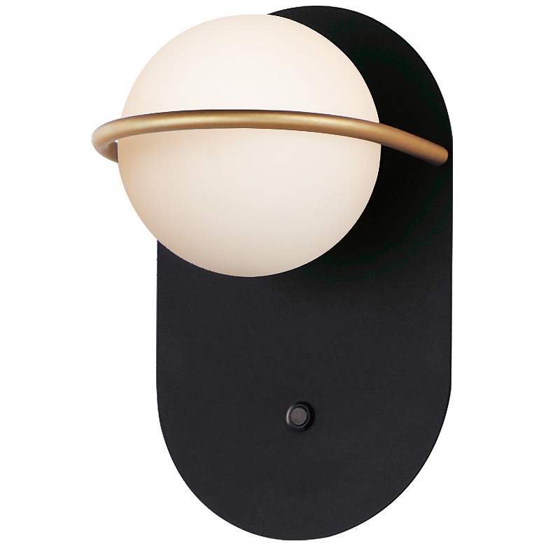 Image 1 Revolve 1-Light LED Wall Sconce Black / Gold