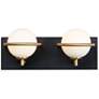 1_Revolve 2-Light LED Bath Vanity - Black - Gold