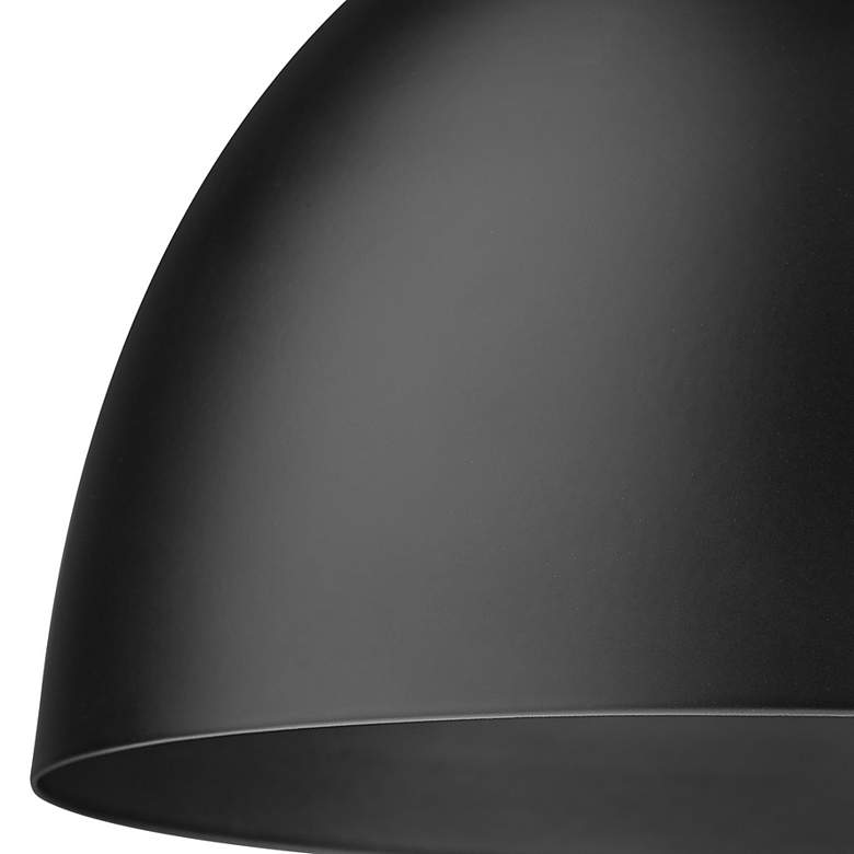 Image 4 Rey 7 7/8" Wide Aged Brass 1-Light Swing Arm with Matte Black more views