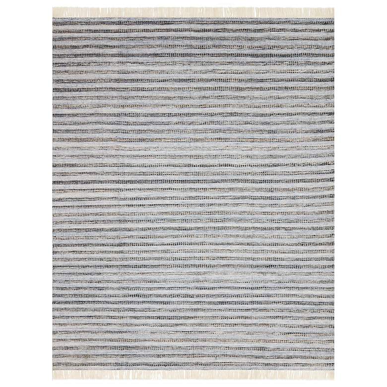 Image 1 Rey REY-01 5&#39;x7&#39;6 inch Denim and Natural Rectangular Area Rug